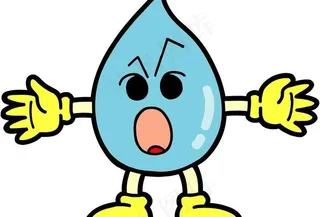 水滴卡通造型3图片