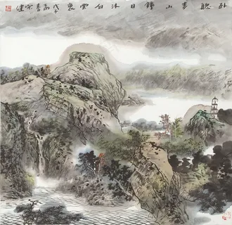 卧听青山钟 卧听青山钟