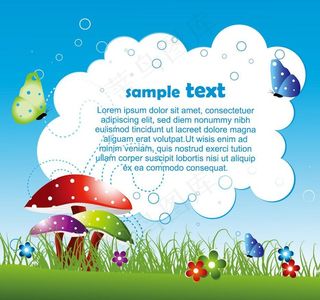 动感绿色生态背景图片