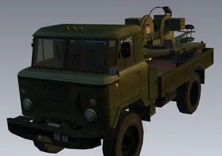 gaz66_gun 军事卡车（游戏...