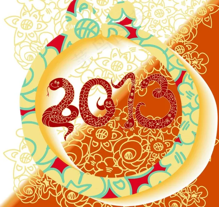 2013创意字图片cdr矢量模版下载