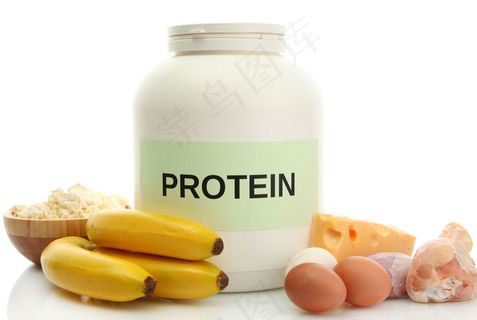 蛋白粉与鸡蛋水果