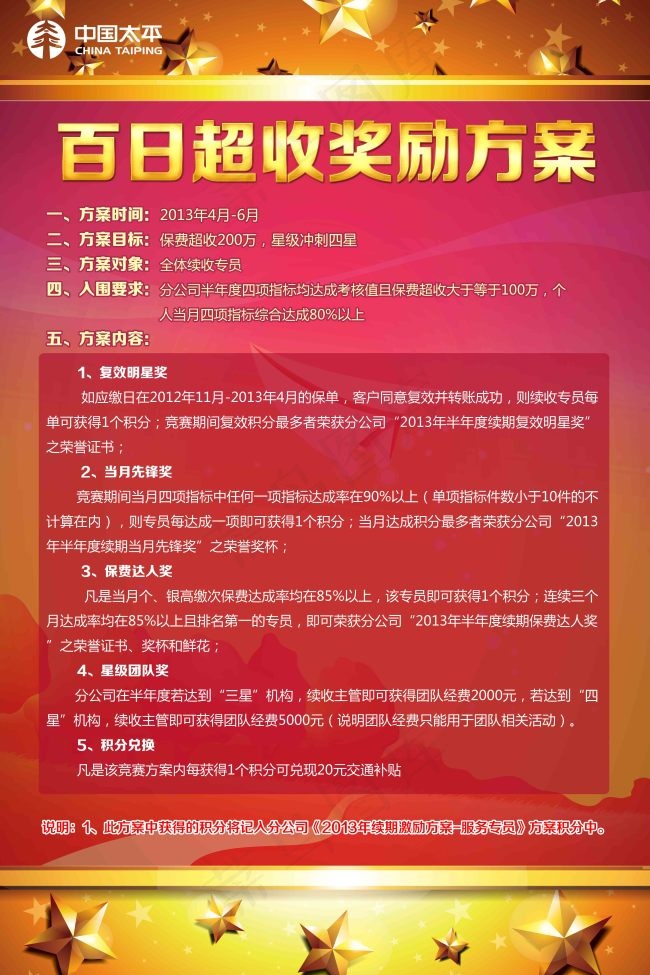 百日超收奖励(4724X7087(DPI:100))psd模版下载