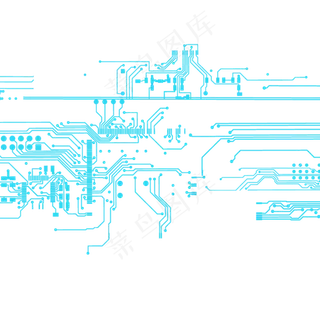 科技感线条线路板元素科技感线条线路板元素