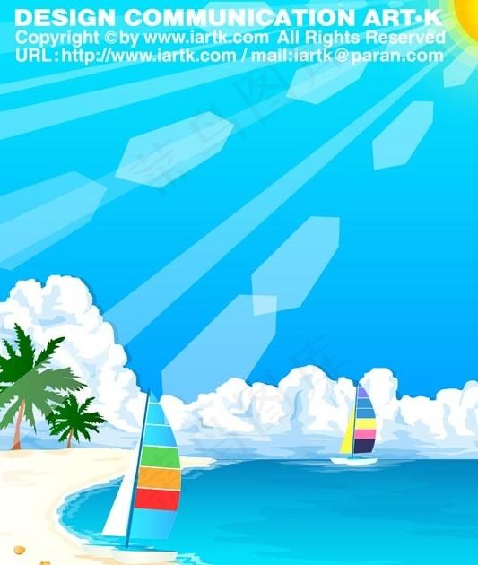 夏天风景素材图片