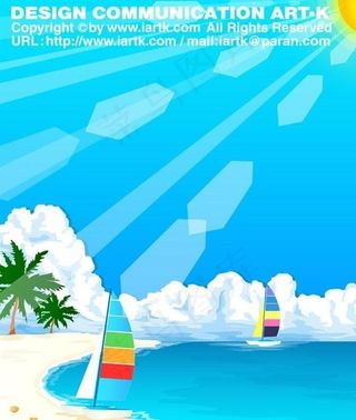 夏天风景素材图片