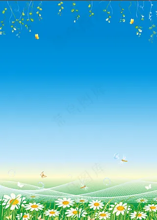 幼儿园展板 春天 花朵图片