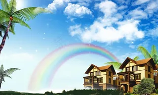 绝景海滩别墅图片