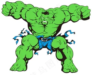 绿巨人矢量图