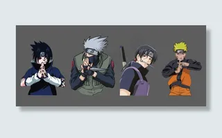 火影忍者日本动漫矢量图