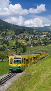 外国乡镇观光车高清摄影图片 外国乡镇观光车高清摄影图片