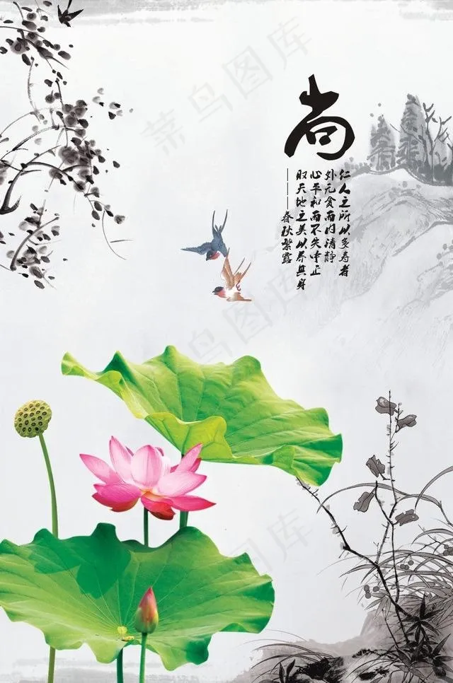 养生图片cdr矢量模版下载