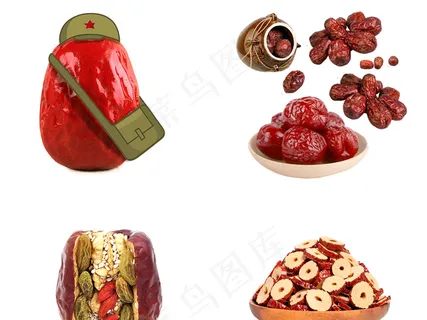 红枣枣子水果干枣零食食品素材PNG... 红枣枣子水果干枣零食食品素材PNG...