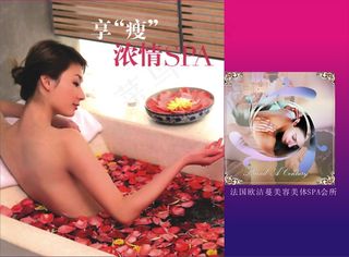 美容美体spa会所画册矢量素材