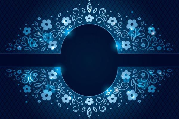 闪耀花纹背景矢量素材