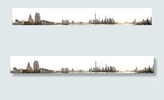 上海滩全景图片