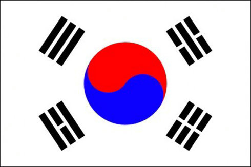 韩国的剪贴画国旗