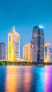 城市夜景高清摄影图片