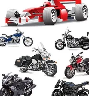F1方程式赛车和摩托车矢量 F1方程式赛车和摩托车矢量