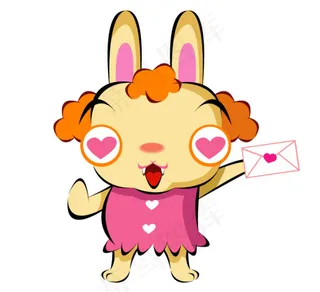 花痴兔矢量素材