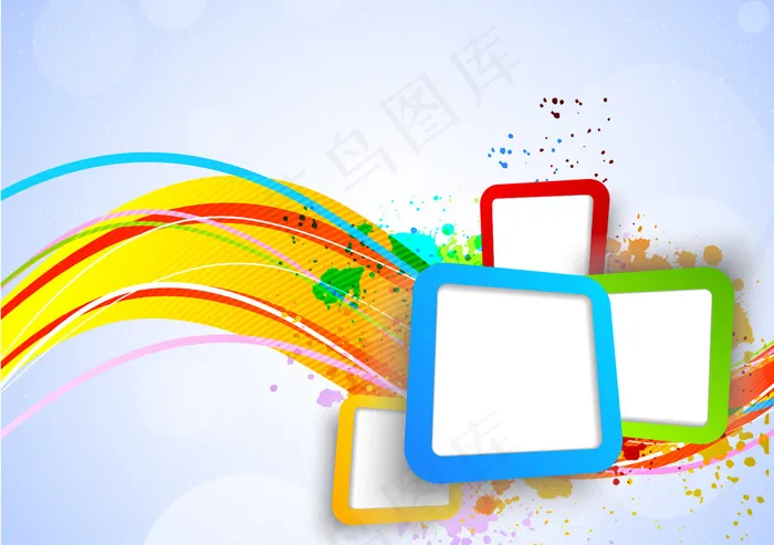彩色方格背景图片eps,ai矢量模版下载