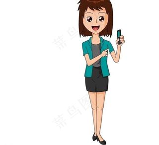 拿手机的人图片