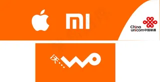 联通苹果小米标志矢量素材