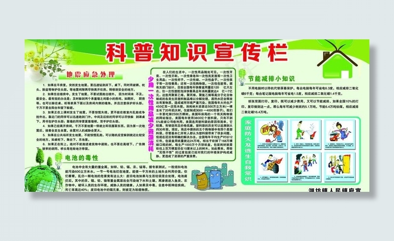 科普知识宣传栏图片
