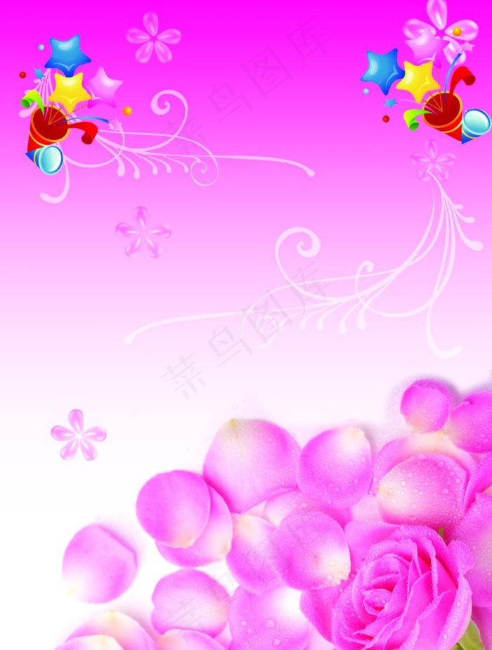 温馨玫瑰花素材图片