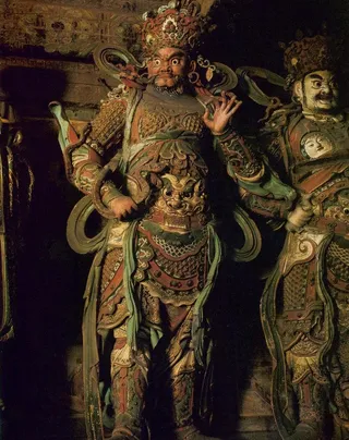 西方广目天王图片