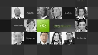 格子照片背景flash动画