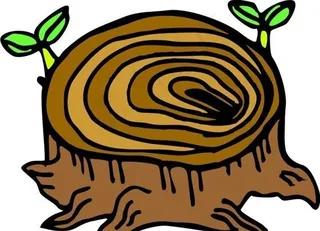 木桩 植物 图案 矢量 AI_00...