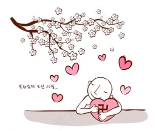 杯抱万字心的和尚图片