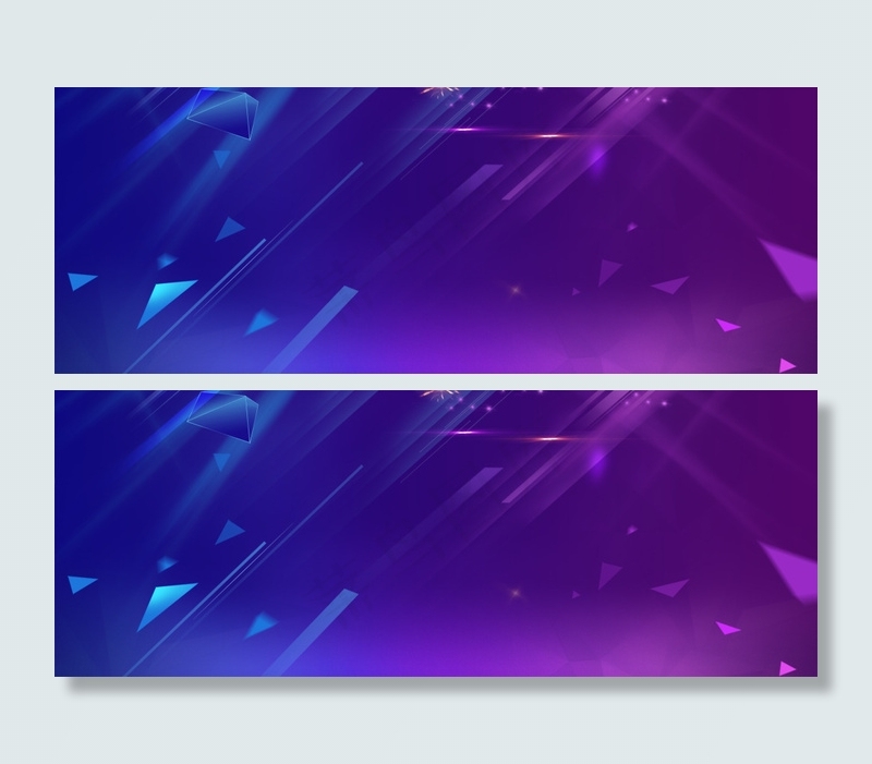 炫酷活动蓝色紫色 广告背景