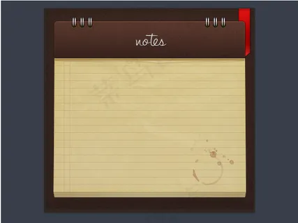 可撕的便条纸PSD素材