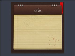 可撕的便条纸PSD素材