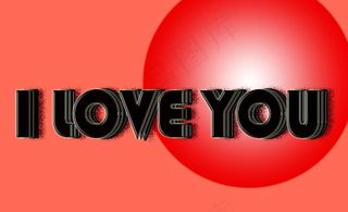LOVE三层立体字