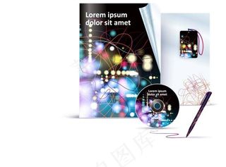 时尚企业VI模板矢量素材