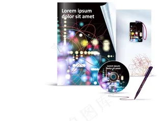 时尚企业VI模板矢量素材