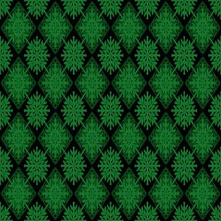 绿色雪花纹路背景