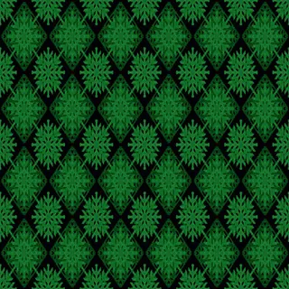 绿色雪花纹路背景