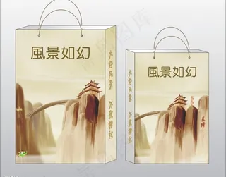 旅游手提袋图片