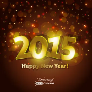 金色2015光晕背景 金色2015光晕背景