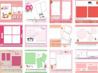 2015年贺年台历模板