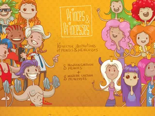 卡通人物设计素材