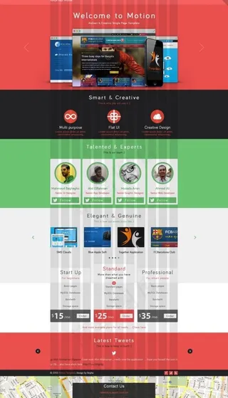 工作室网站页面PSD源文件