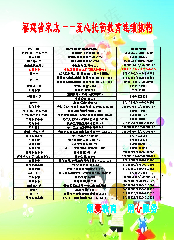 家政传单cdr矢量模版下载