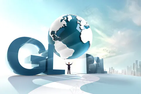 电子商务科技分层素材