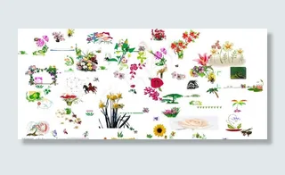 花样插图大全图片