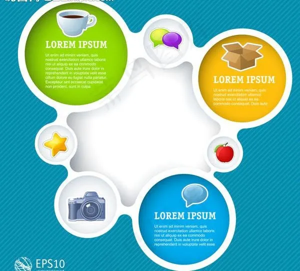 演示文档设计图片eps,ai矢量模版下载